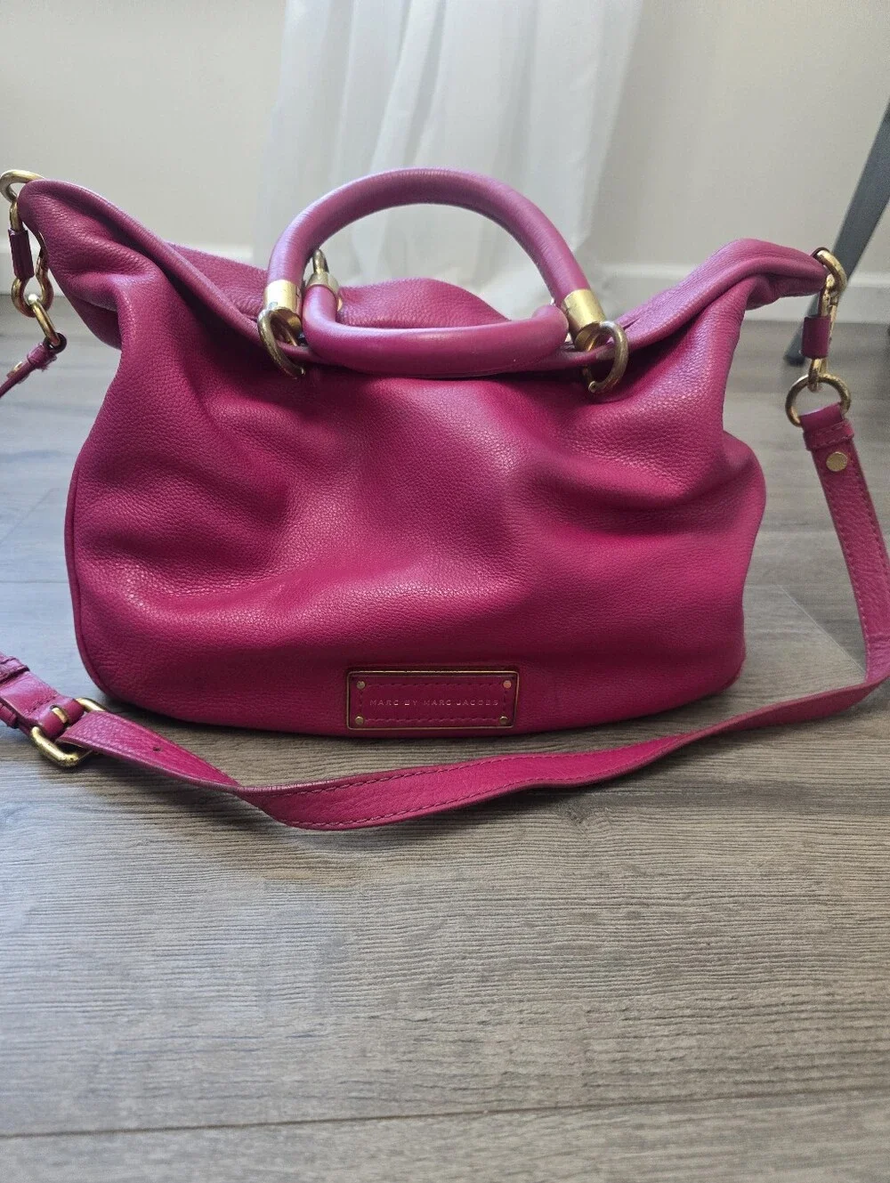 Marc by Marc Jacobs Too Hot to Handle satchel Hot Pink Leather Fun Boho